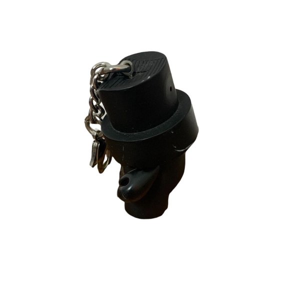 Black Fatcap Keychain Key Chain Kidrobot For Tote Bag TADO FATCAPS Replacement - Picture 2 of 7